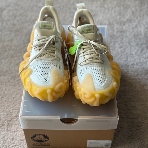 Salehe Bembury X Juniper Crocs Sneaker Tahini - Picture 3 of 5